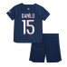 Paris Saint-Germain Danilo Pereira #15 Hjemmedraktsett Barn 2023-24 Korte ermer (+ Korte bukser)
